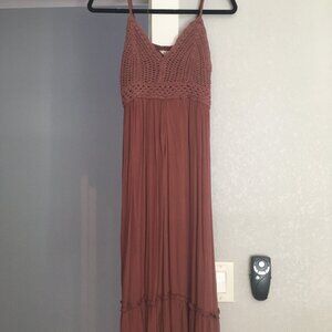 Mauve summer dress